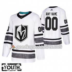 Vegas Golden Knights Custom 2019 All-Star Adidas Wit Authentic Shirt - Kinderen